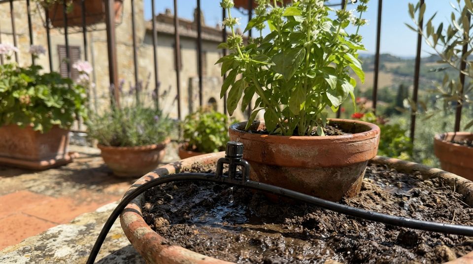 Irrigazione a goccia: montarla da soli
