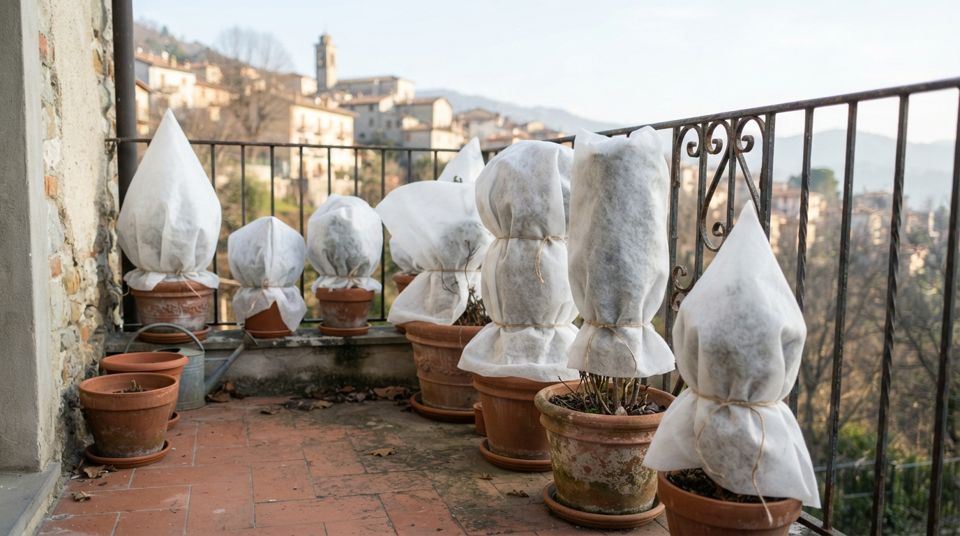 Proteggere le piante dal gelo: cosa coprire e come