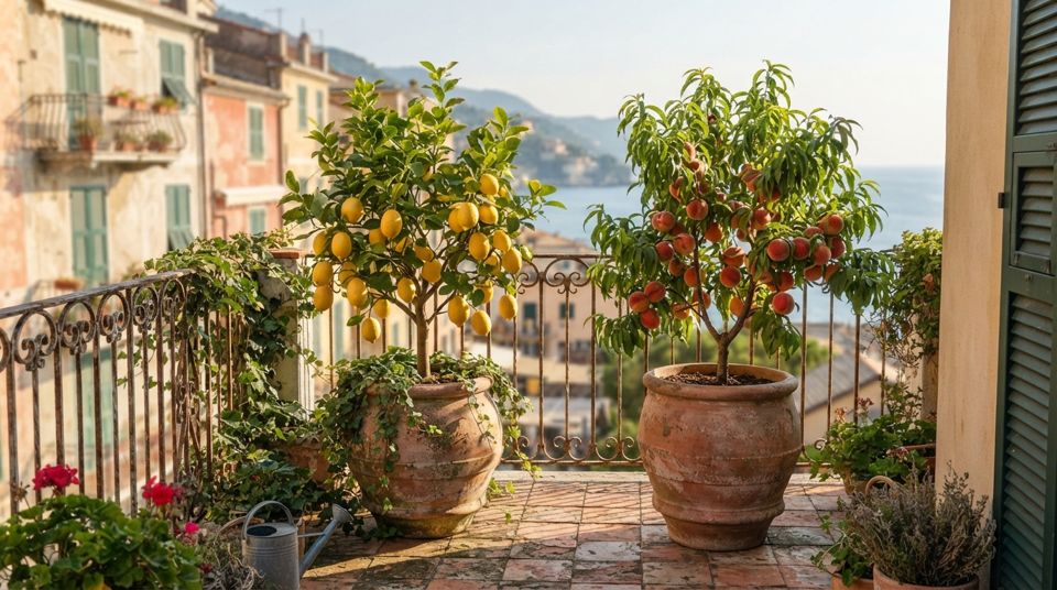 Alberi da frutto in vaso: le varietà nane per il balcone