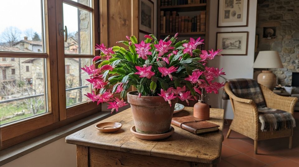 Cactus di Natale: come farlo fiorire a dicembre