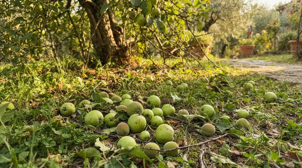 Frutti che cadono prima di maturare: le cause e come rimediare