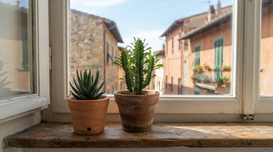 Haworthia ed euforbie: piante grasse facili per l’appartamento